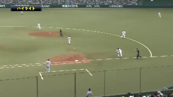 ７回表２ファーストゴロ (3)