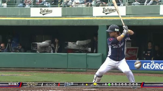 4回表2森タイムリー2ベース (1)