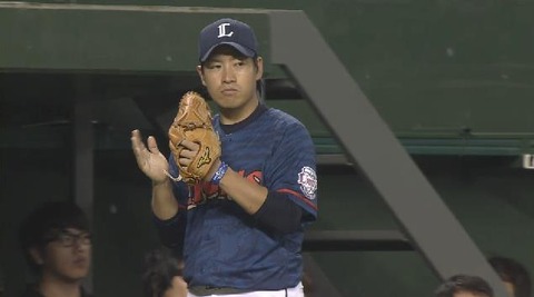 ７回裏２栗山タイムリーおかわり三振 (3)