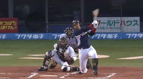 １回表４浅村タイムリー (2)