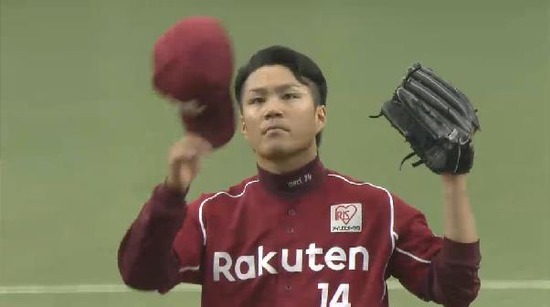 ５回裏４メヒア死球満塁 (2)