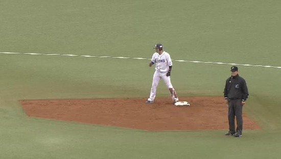 ４回裏３浅村盗塁