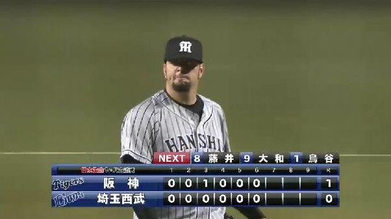 ６回裏４メヒア三振 (2)