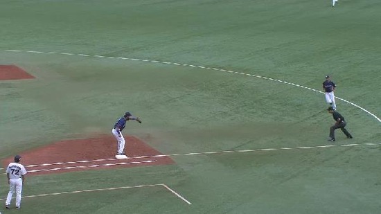 1回裏3無失点 (2)