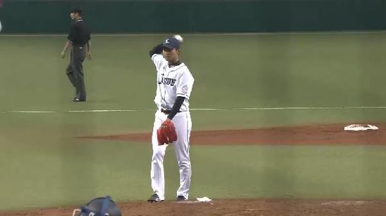 ９回表１大石 (2)