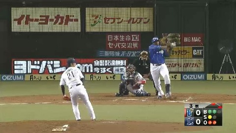 3回表2ブランコ2点タイムリー2ベース (2)