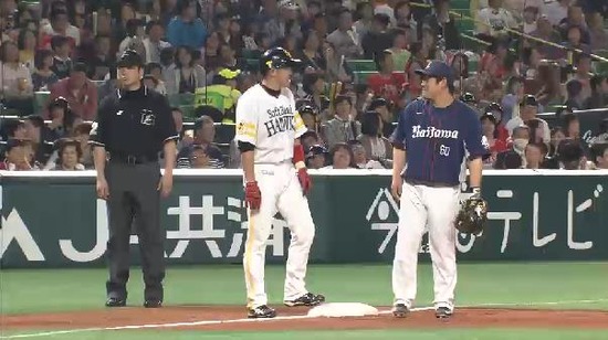 10回裏５明石ヒット満塁 (2)