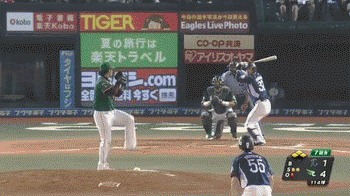 ７回表３浅村３点タイムリー２ベース (1)