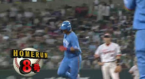 7回裏1メヒアHR (1)