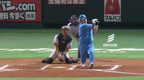 １０回表３おかわり三振 (1)