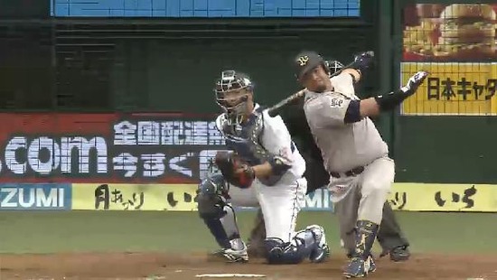 5回表1カラバイヨ三振