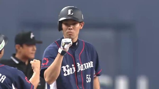 ３回表３秋山タイムリー３ベース歴代単独2位 (6)