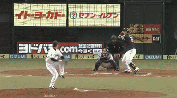 ７回表２イデホ三振