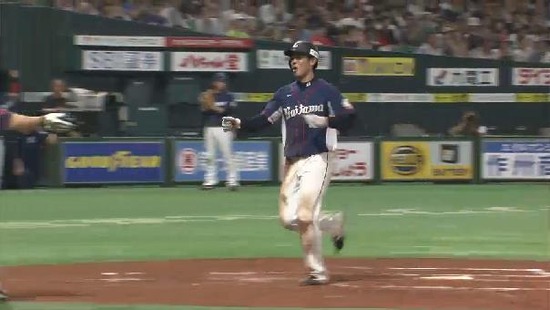 ３回裏３浅村タイムリー (1)