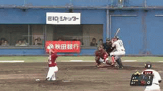４回表３木村タイムリーヒット (1)