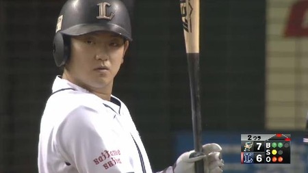 ２回裏４森タイムリー２ベース (2)