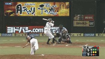 10回表３福浦ゲッツー