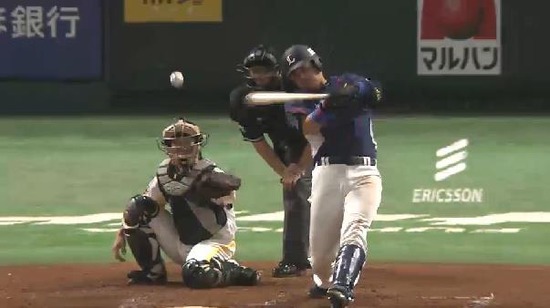 ３回表４浅村犠牲フライ (4)