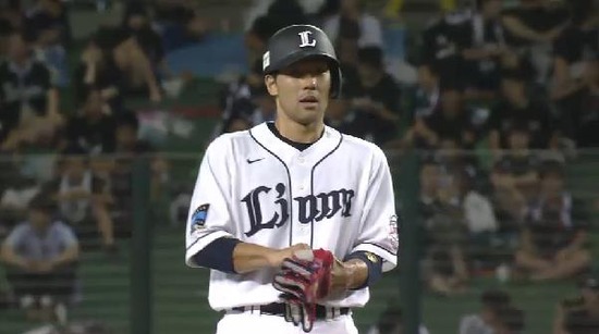 ３回裏１炭谷２ベース先頭 (3)