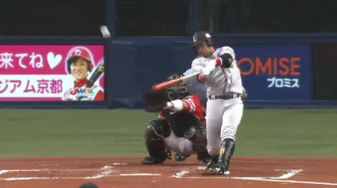 2回表1メヒア浅村連続ヒット (3)