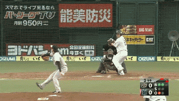 ３回裏３ファール判定 (1)