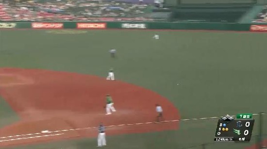 １回表１秋山ヒット (1)