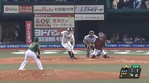 3回表2秋山三振