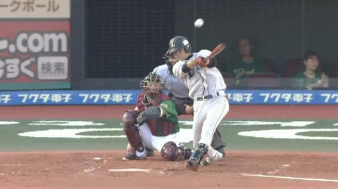 ３回表１金子ヒット