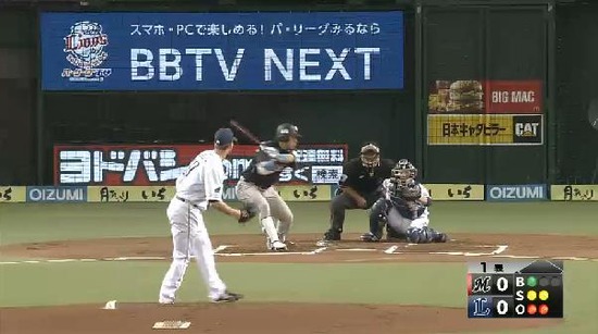 1回表3角中三振三者凡退 (2)