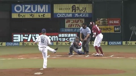 1回表2ジョーンズを三振