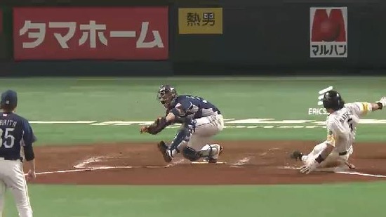 ７回裏５今宮ショートゴロホームアウト