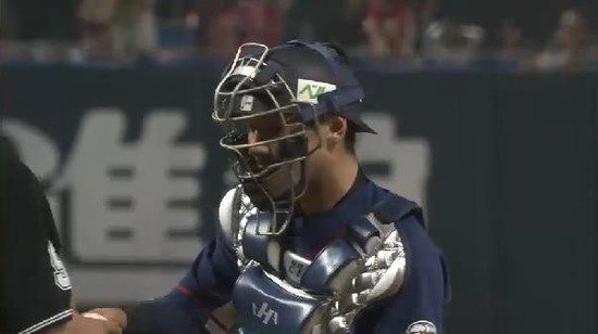 12回裏５外野フライ (2)