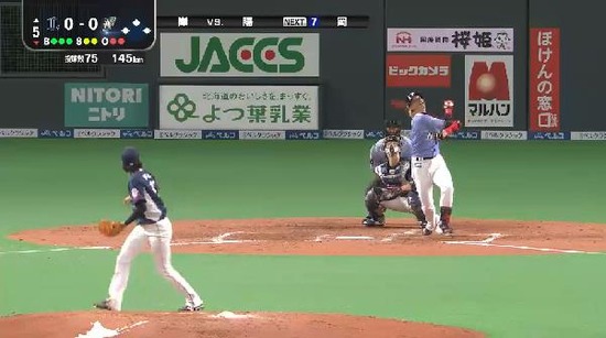 ５回裏１岸パーフェクト (1)