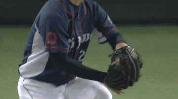 1回裏4中田三振