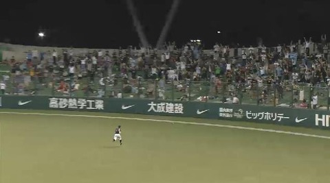 １０回表３原タイムリー２ベース (2)