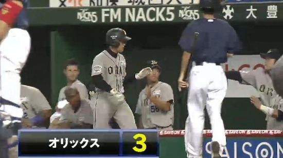 5回表2平野ゴロ1点