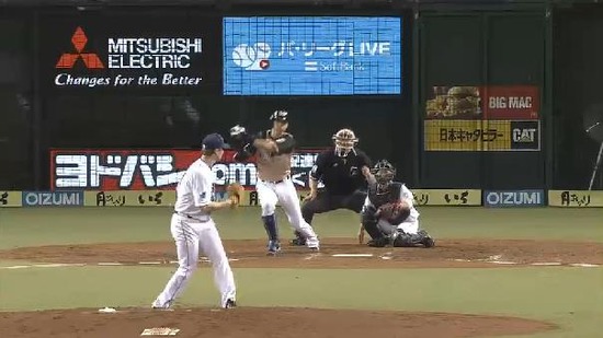 ４回表２大谷HR (4)