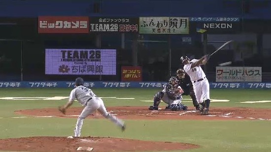 １回裏１デスパイネタイムリー (2)