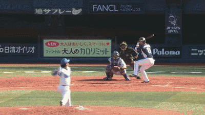 5回表１渡辺２ベース