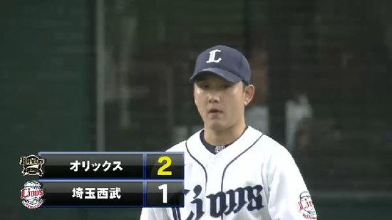 ５回表２バント２塁ヘルマンタイムリー (3)