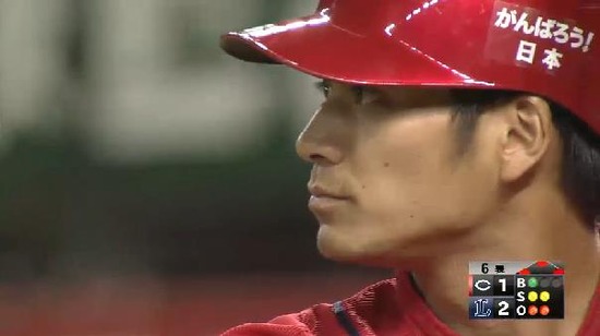6回表4田中走者一掃タイムリー2ベース (1)