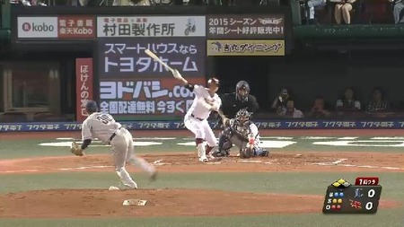 １回裏２枡田銀次三振