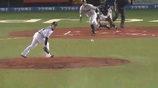 ６回表１浅村タイムリー (2)