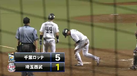 ２回裏５炭谷内野ゴロ生還 (2)