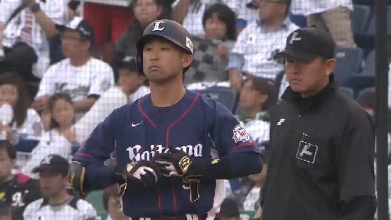 ７回表１代打大崎ヒット (1)