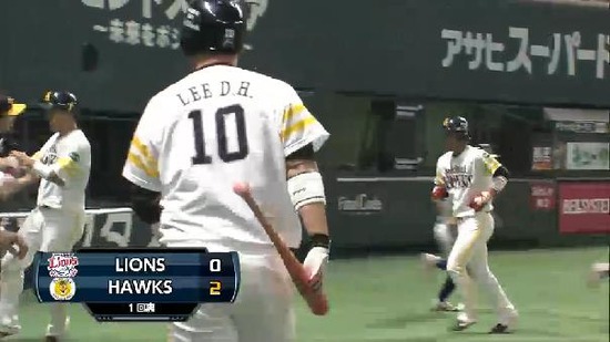 1回裏４柳田２点タイムリー２ベース (3)