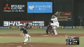 ７回裏２浅村タイムリー２ベース (1)