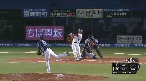 ６回表１鈴木ヒット