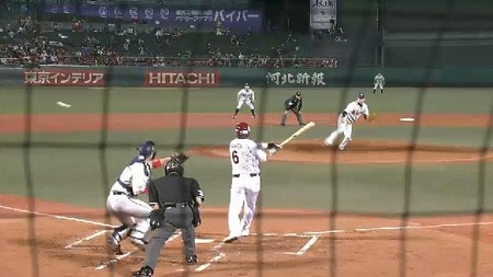 １回裏１松井藤田ヒット (2)