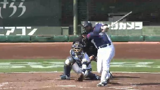 ５回表２メヒア三振